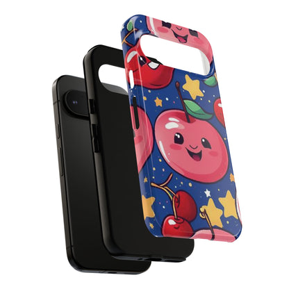 "Cute Cherry In The Sky" Phone Case, Tough Cases - iPhone, Samsung Galaxy, and Google Pixel