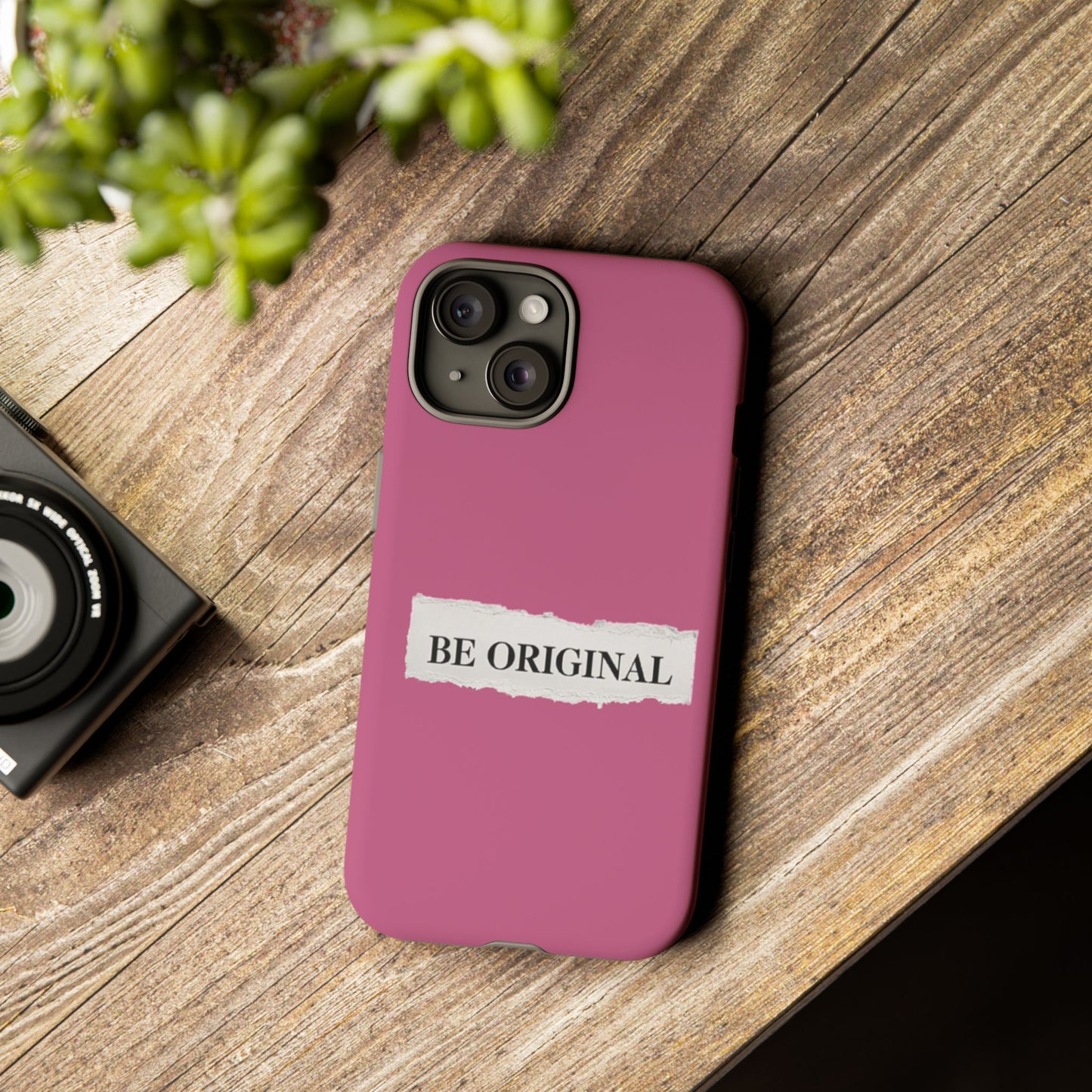 Be Original Tough iPhone Case - Stylish & Durable Protection