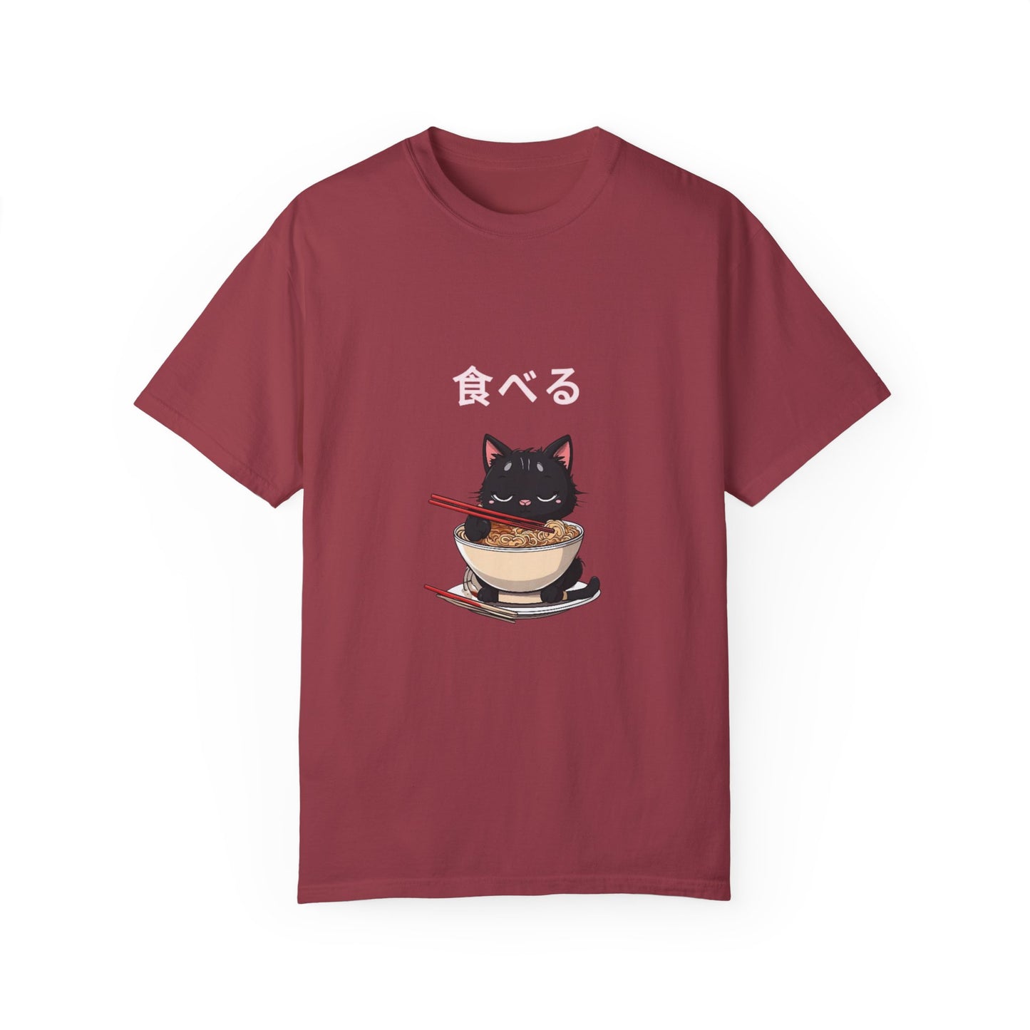 Cute Cat Eating Ramen T-Shirt