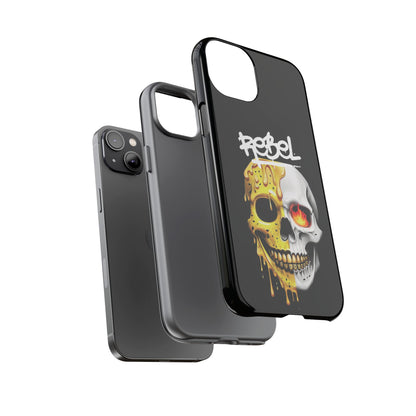 Rebel Skull Phone Case - Black