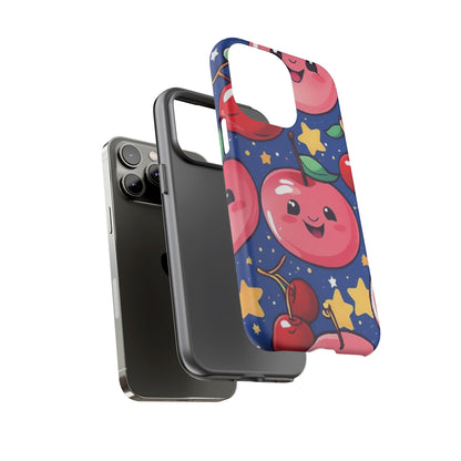 "Cute Cherry In The Sky" Phone Case, Tough Cases - iPhone, Samsung Galaxy, and Google Pixel