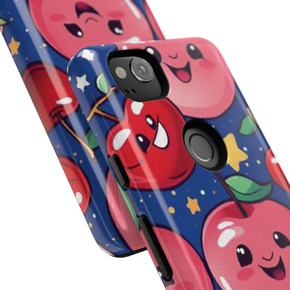 "Cute Cherry In The Sky" Phone Case, Tough Cases - iPhone, Samsung Galaxy, and Google Pixel