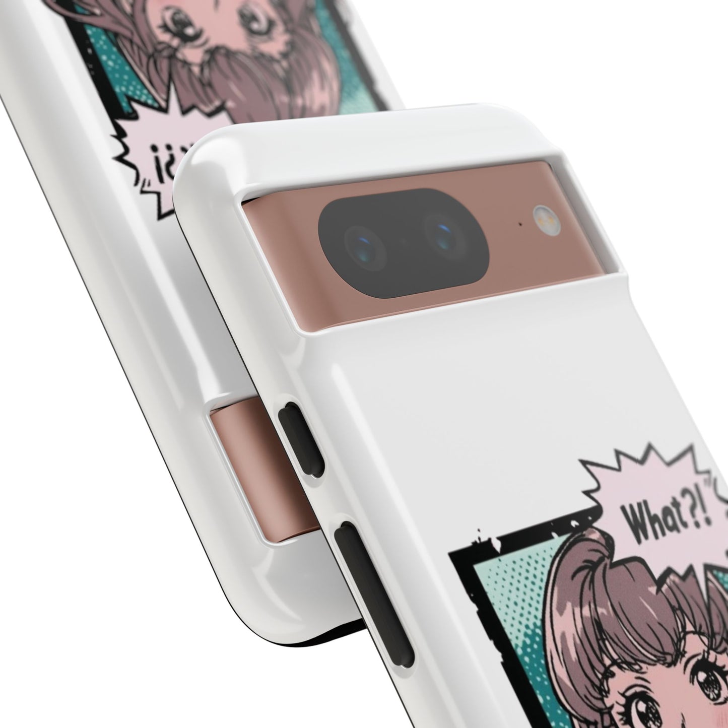 "What?!" Anime Phone Caes - Durable, Tough Cases - iPhone, Samsung Galaxy, and Google Pixel