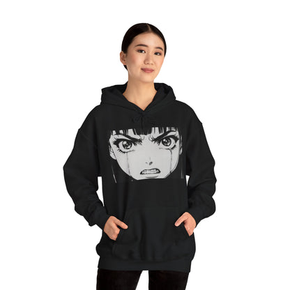 "Rage Eyes" Anime Hooded Sweatshirt - Unisex Heavy Blend™