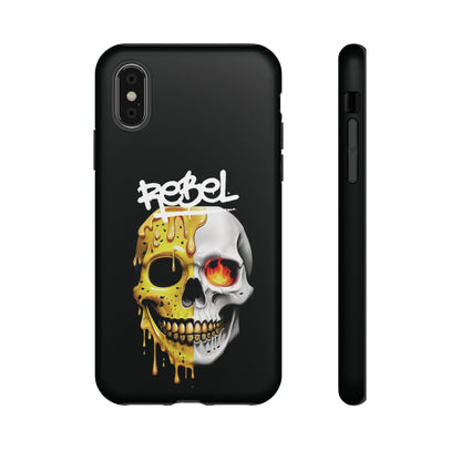 Rebel Skull Phone Case - Black