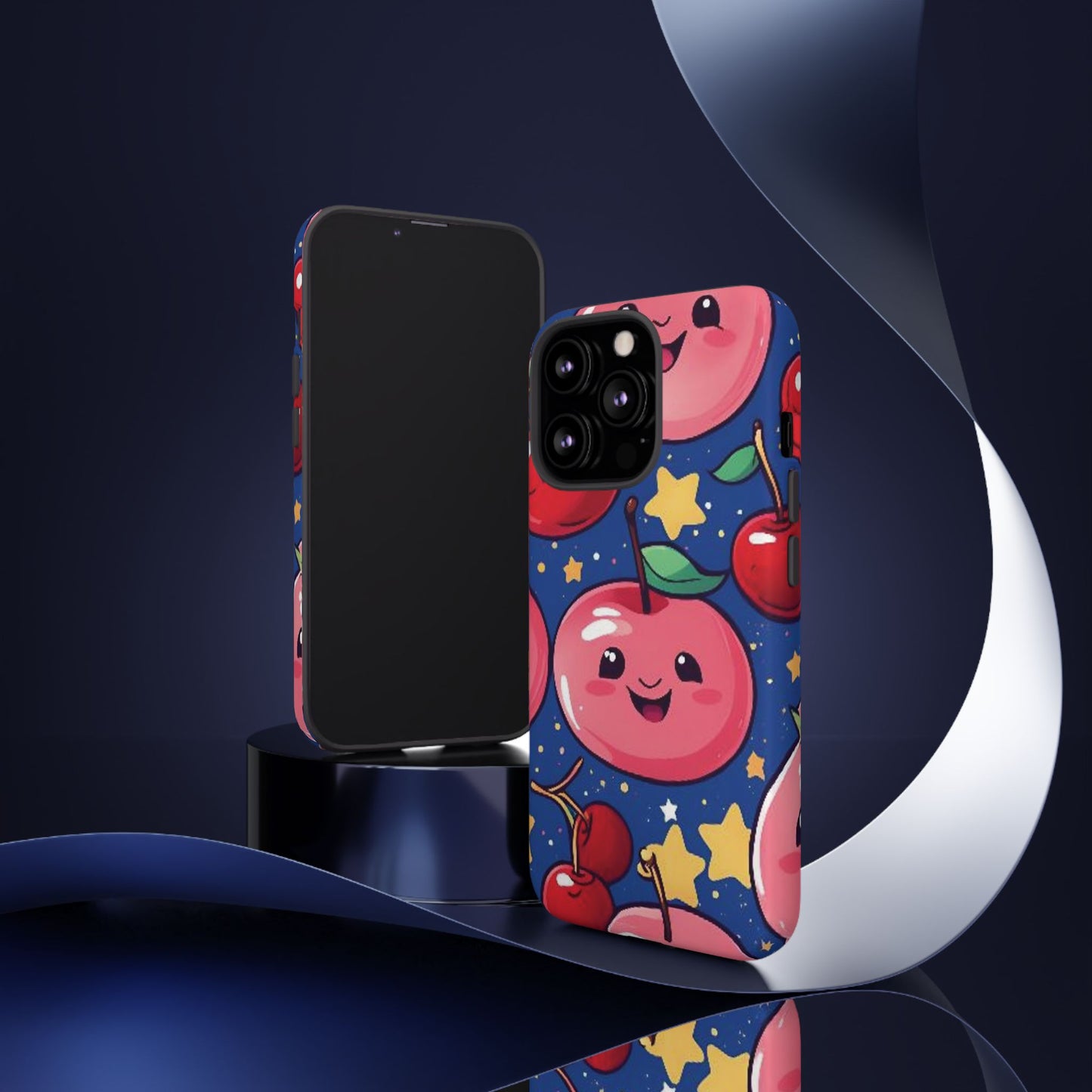 "Cute Cherry In The Sky" Phone Case, Tough Cases - iPhone, Samsung Galaxy, and Google Pixel