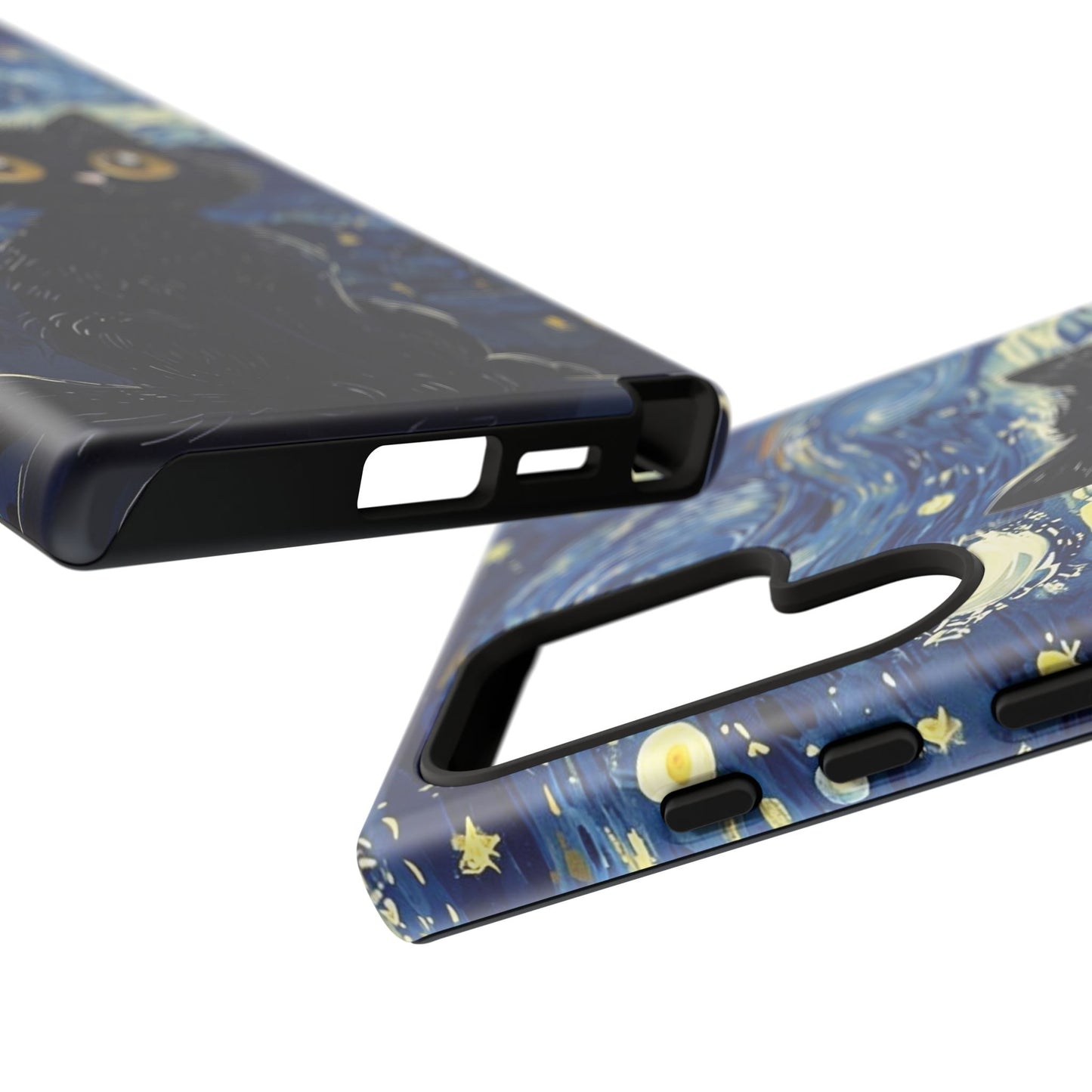 Cat under the stars, cute phone cases, Extra durable, Tough Cases, Pick your size