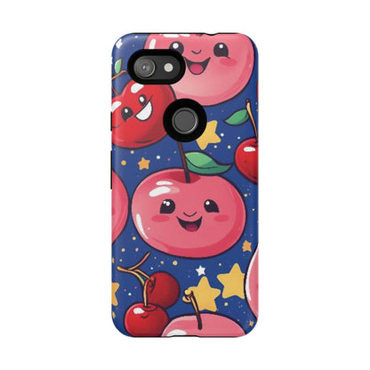 "Cute Cherry In The Sky" Phone Case, Tough Cases - iPhone, Samsung Galaxy, and Google Pixel