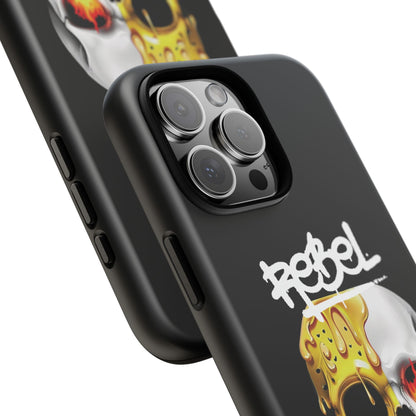 Rebel Skull Phone Case - Black