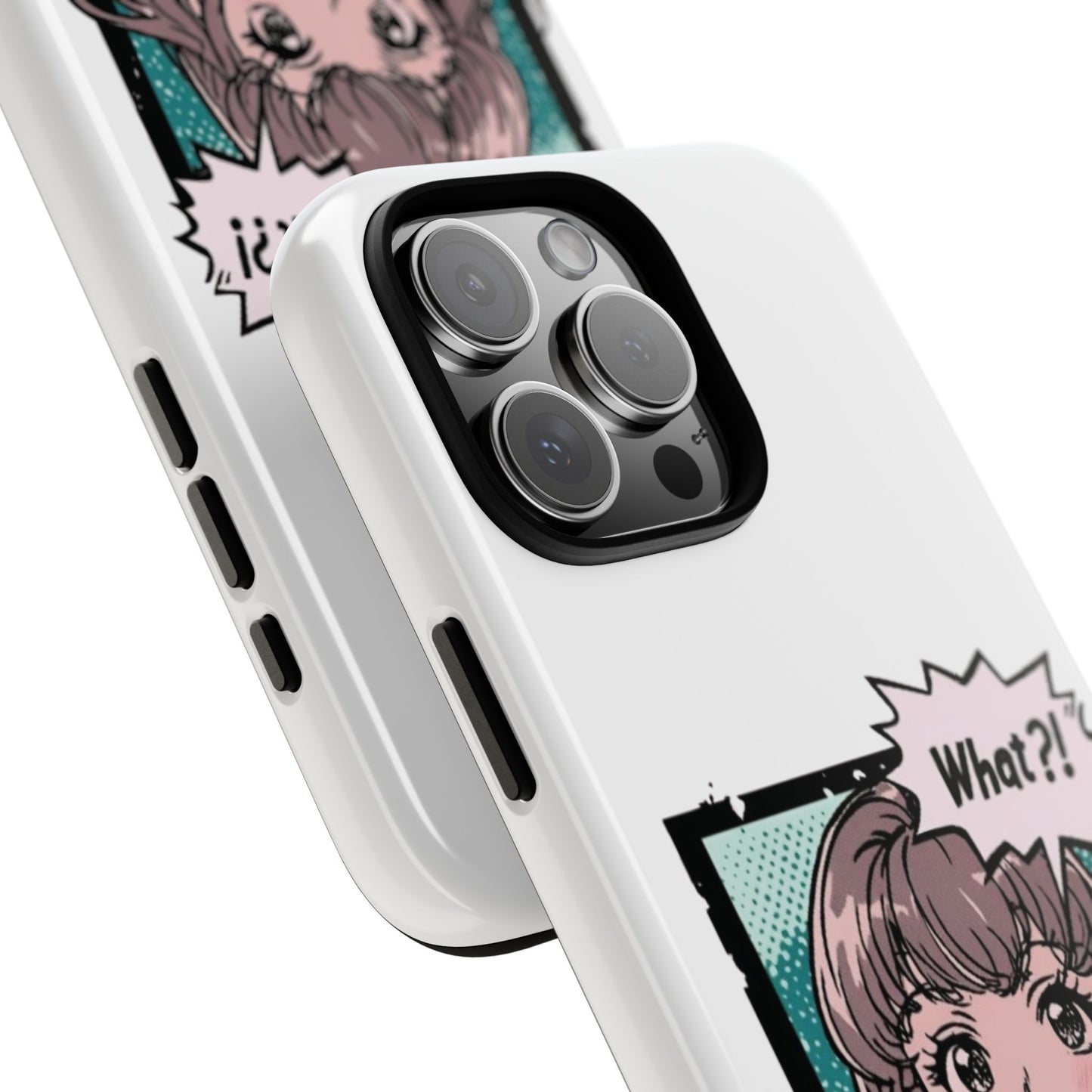 "What?!" Anime Phone Caes - Durable, Tough Cases - iPhone, Samsung Galaxy, and Google Pixel