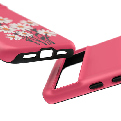 Daisy Flower Phone Case - Vibrant Pink Daisy Design