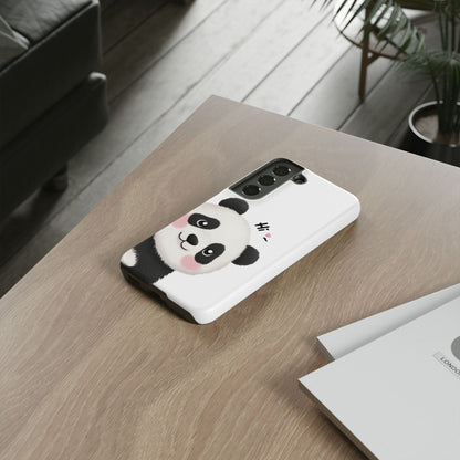 "Hi Cute Panda" Phone Case for iPhone, Samsung Galaxy, and Google Pixel devices