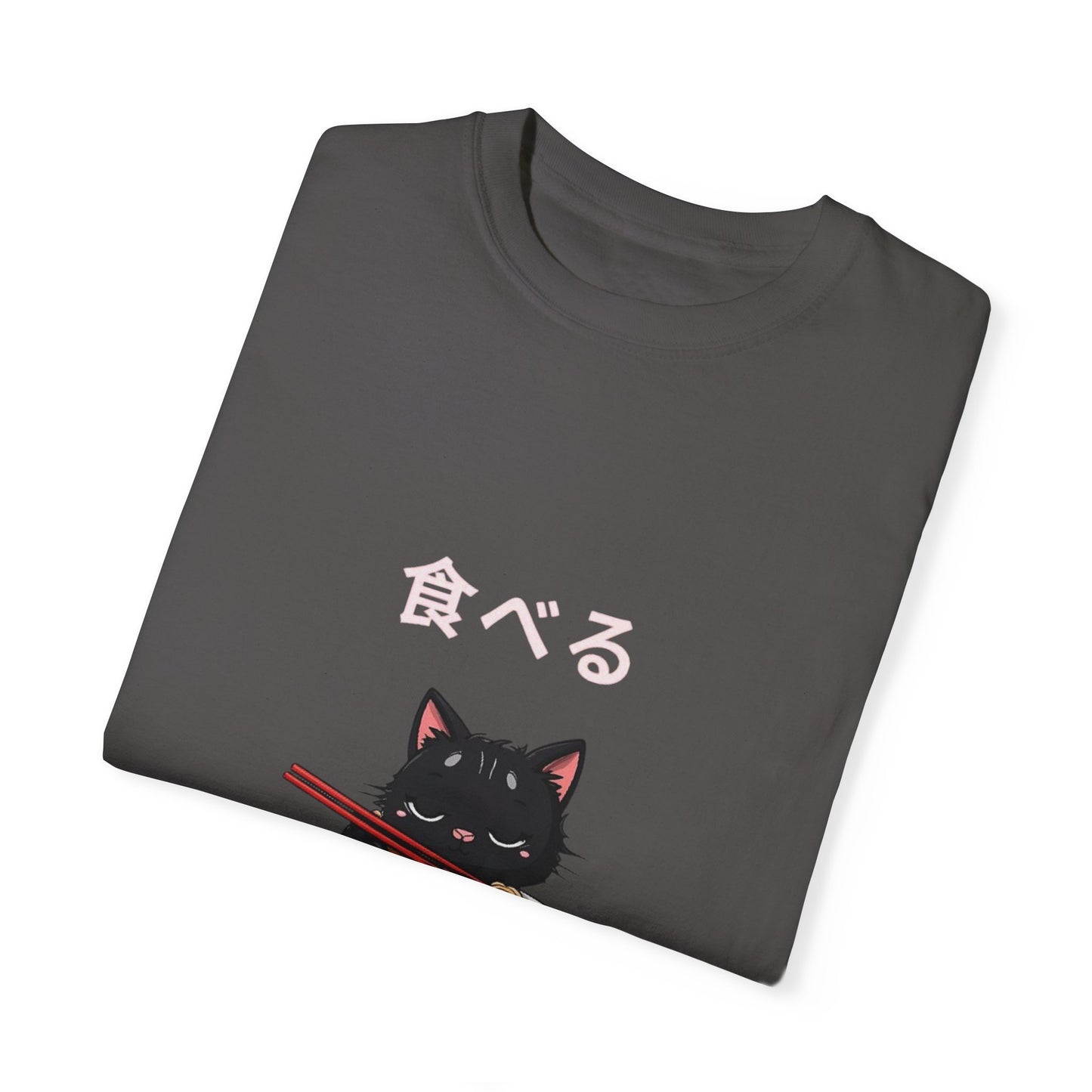 Cute Cat Eating Ramen T-Shirt