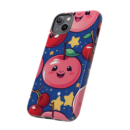 "Cute Cherry In The Sky" Phone Case, Tough Cases - iPhone, Samsung Galaxy, and Google Pixel