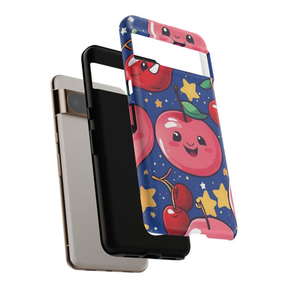 "Cute Cherry In The Sky" Phone Case, Tough Cases - iPhone, Samsung Galaxy, and Google Pixel