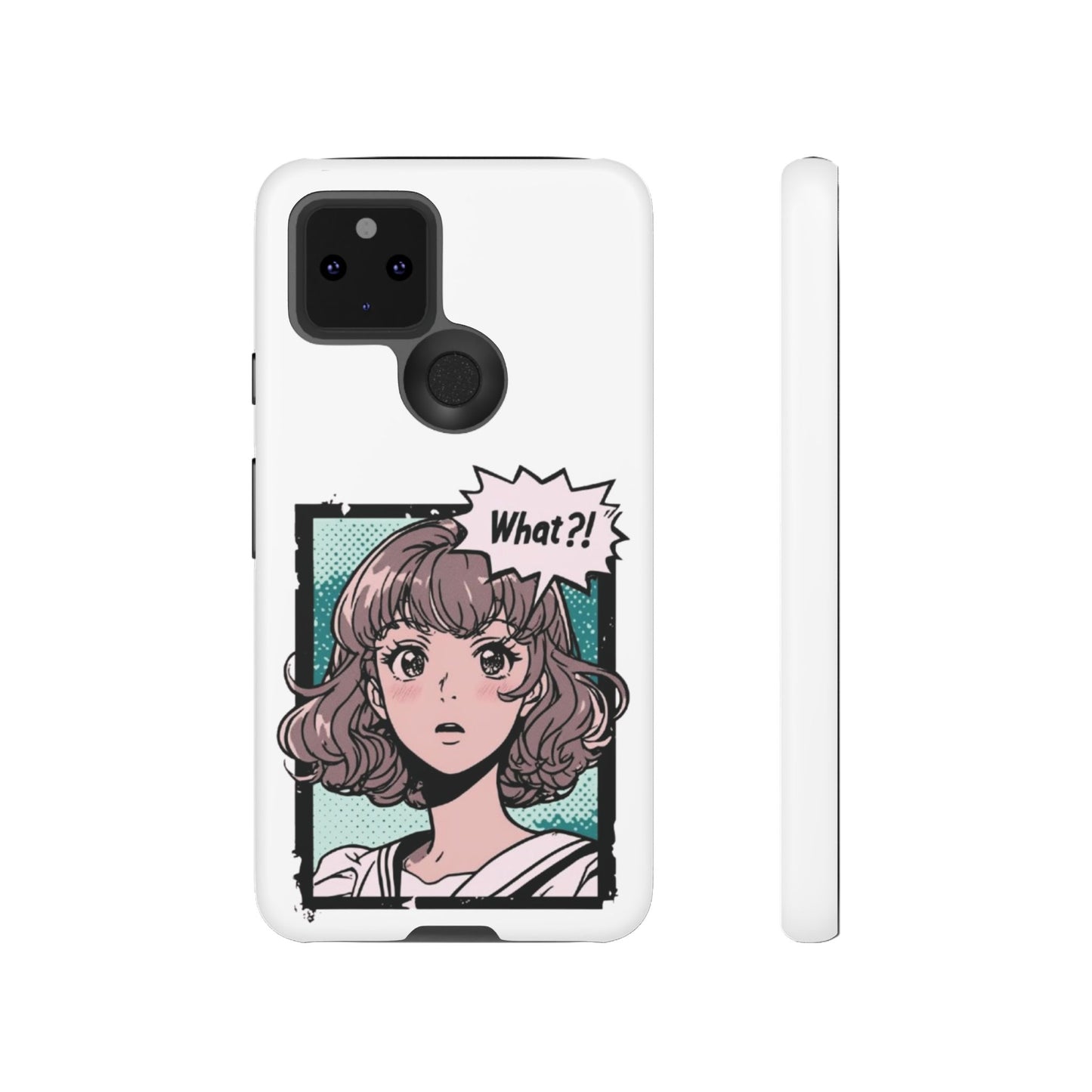 "What?!" Anime Phone Caes - Durable, Tough Cases - iPhone, Samsung Galaxy, and Google Pixel