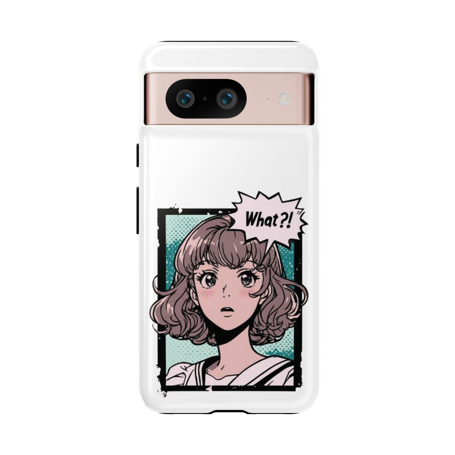 "What?!" Anime Phone Caes - Durable, Tough Cases - iPhone, Samsung Galaxy, and Google Pixel