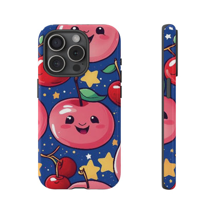 "Cute Cherry In The Sky" Phone Case, Tough Cases - iPhone, Samsung Galaxy, and Google Pixel