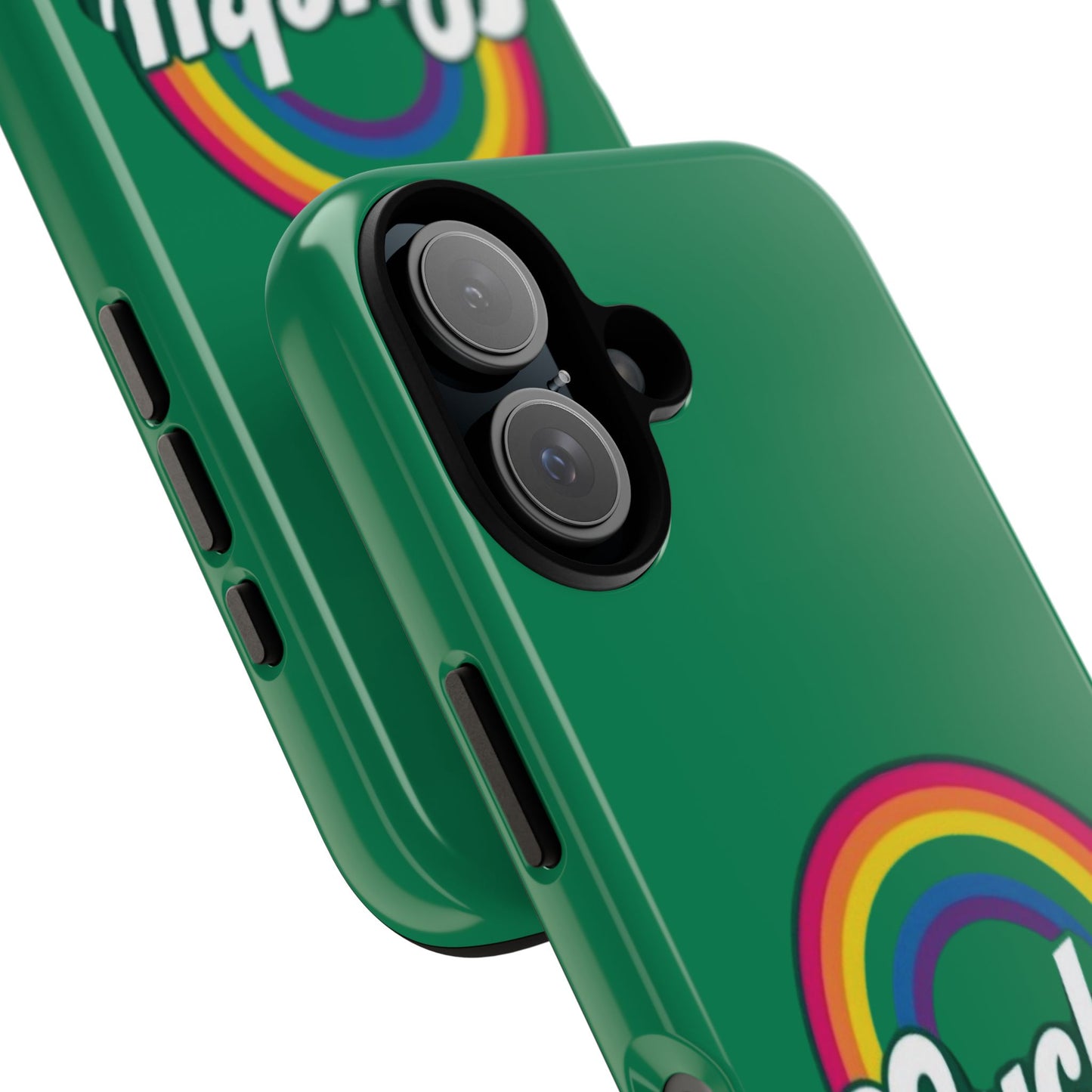 Lucky Rainbow Tough Phone Cases, iPhone, Samsung Galaxy, Google Pixel, Choose any phone model