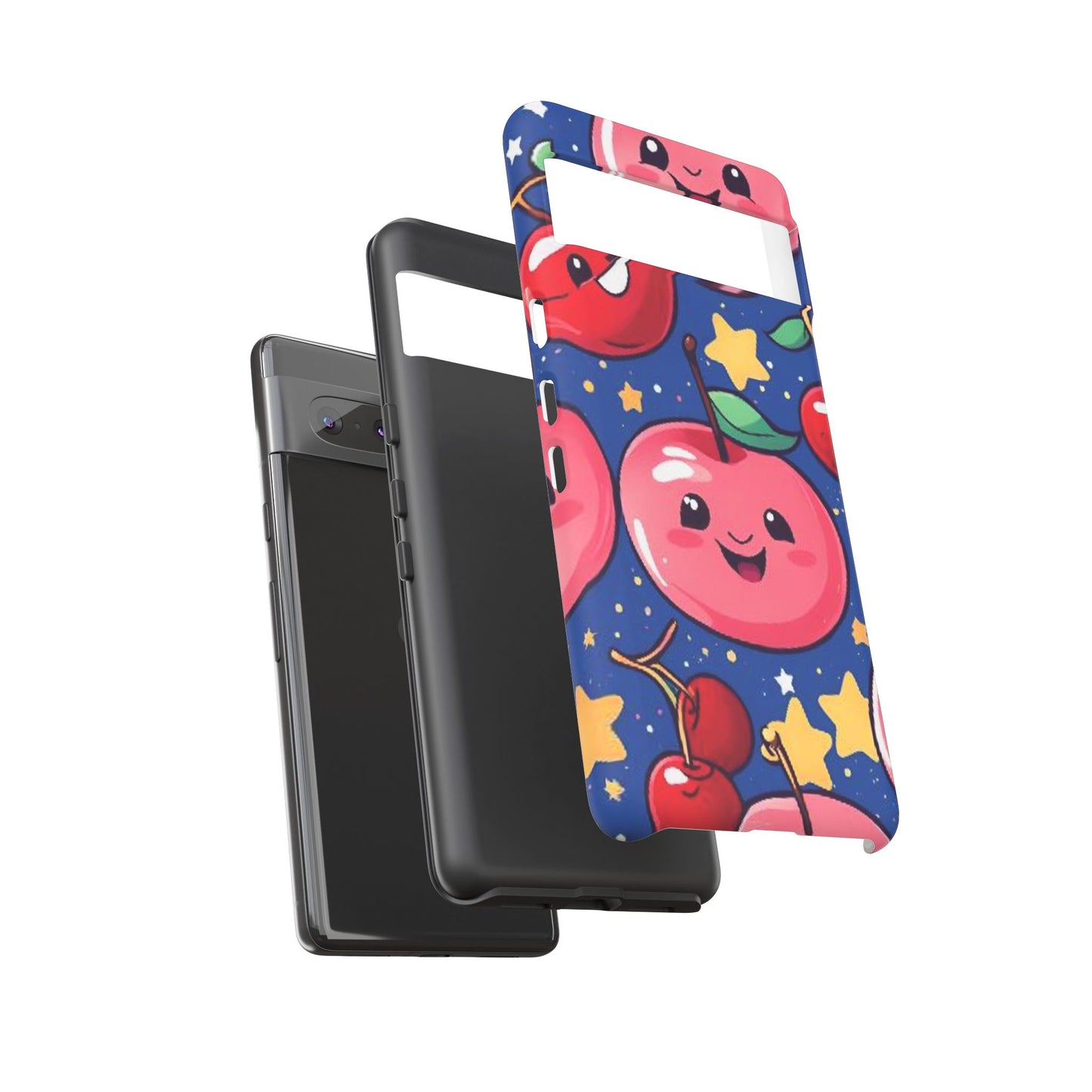 "Cute Cherry In The Sky" Phone Case, Tough Cases - iPhone, Samsung Galaxy, and Google Pixel