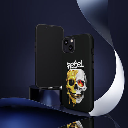 Rebel Skull Phone Case - Black