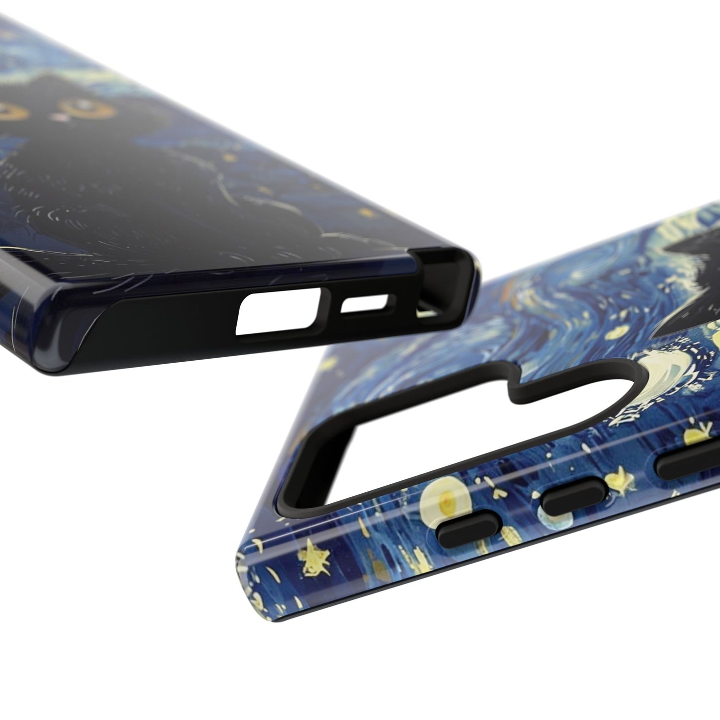 Cat under the stars, cute phone cases, Extra durable, Tough Cases, Pick your size