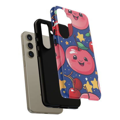 "Cute Cherry In The Sky" Phone Case, Tough Cases - iPhone, Samsung Galaxy, and Google Pixel