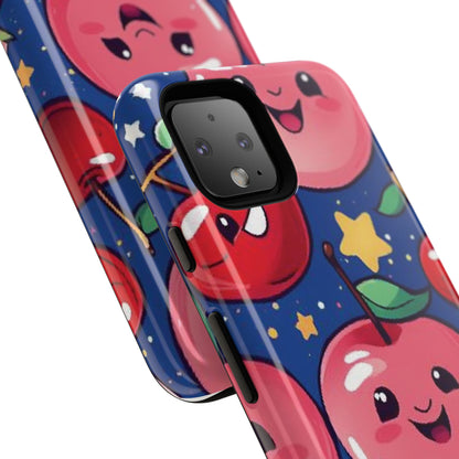 "Cute Cherry In The Sky" Phone Case, Tough Cases - iPhone, Samsung Galaxy, and Google Pixel