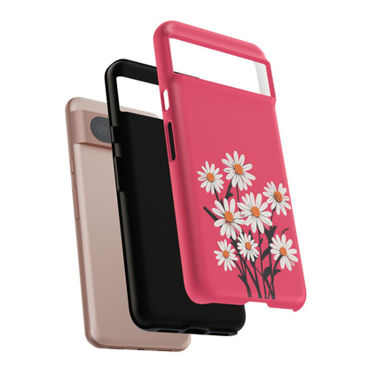 Daisy Flower Phone Case - Vibrant Pink Daisy Design