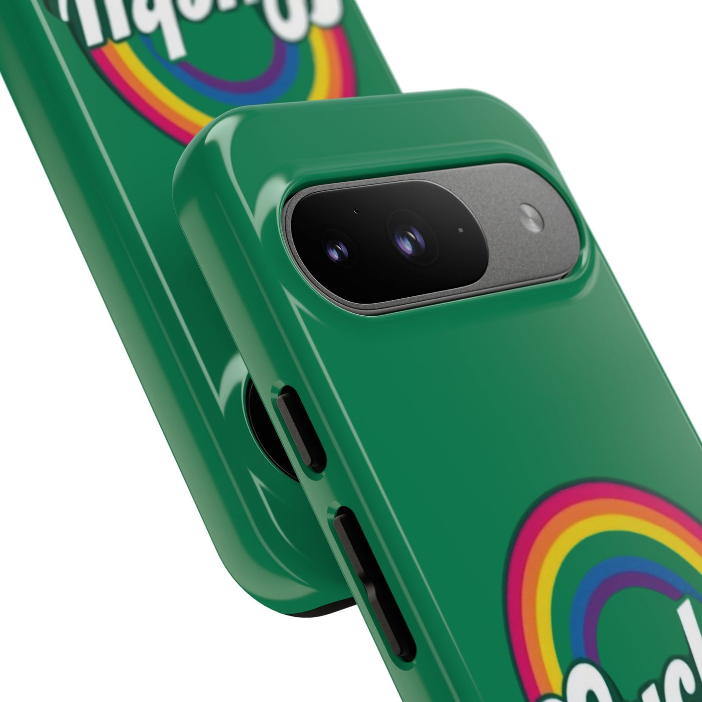 Lucky Rainbow Tough Phone Cases, iPhone, Samsung Galaxy, Google Pixel, Choose any phone model