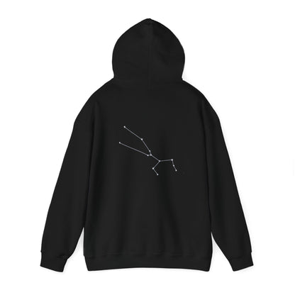 "Taurus" Zodiac Hoodie With The Sign's Stars On The Back