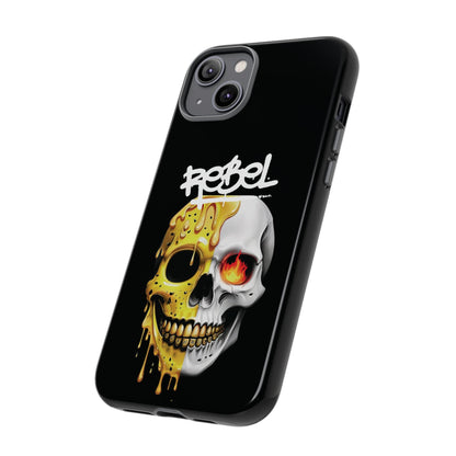 Rebel Skull Phone Case - Black