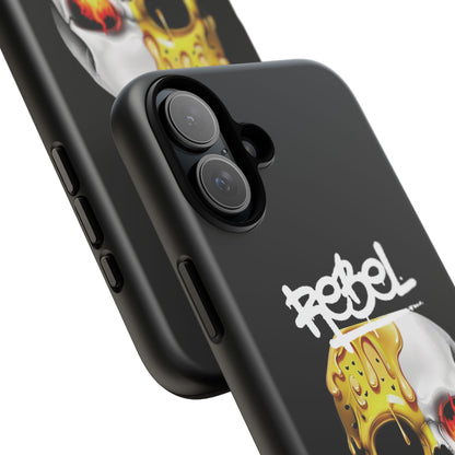 Rebel Skull Phone Case - Black