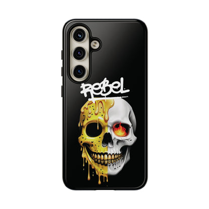 Rebel Skull Phone Case - Black