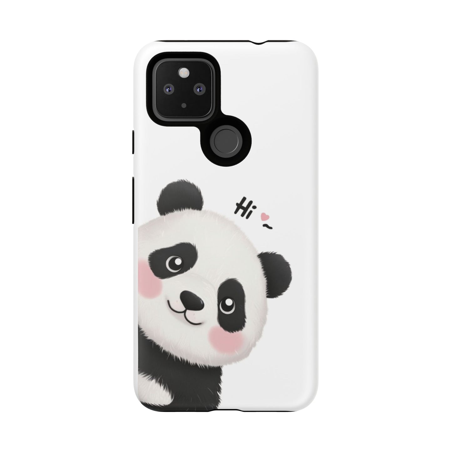 "Hi Cute Panda" Phone Case for iPhone, Samsung Galaxy, and Google Pixel devices