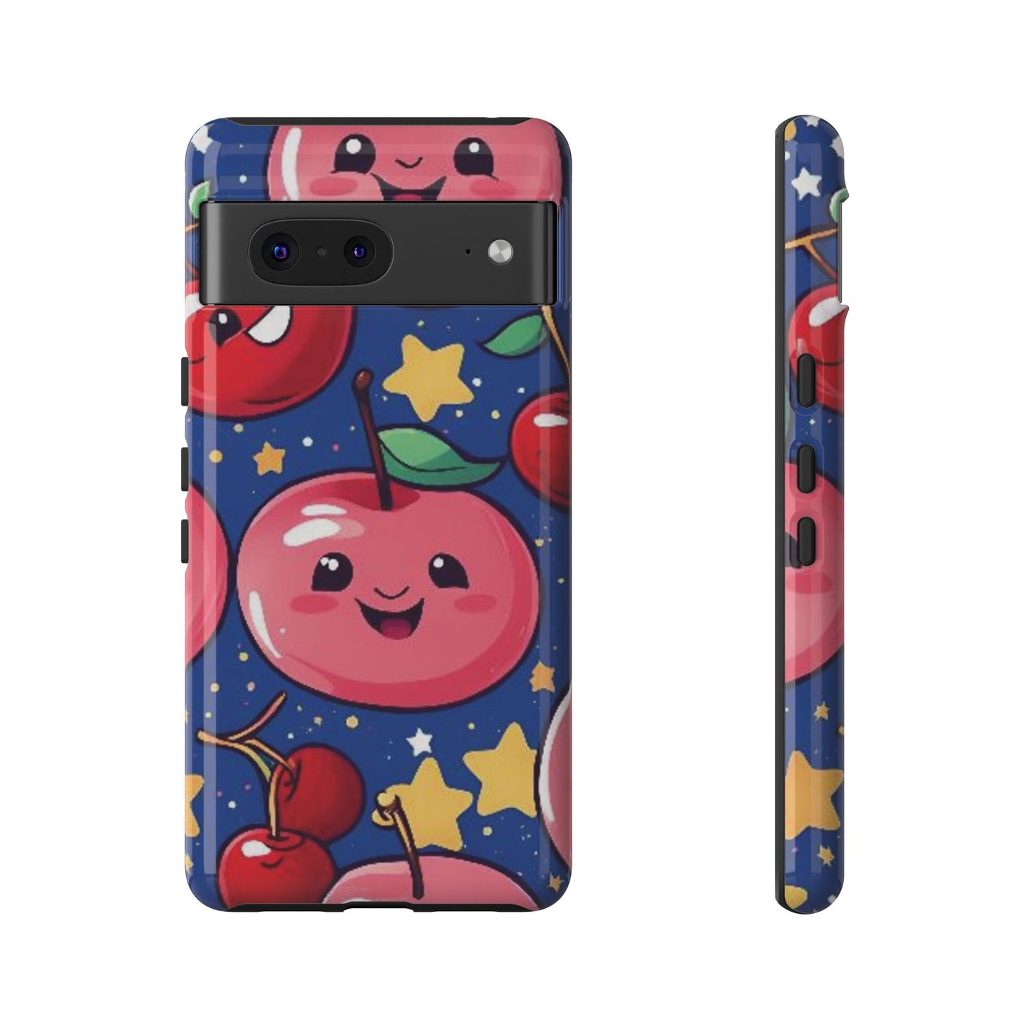 "Cute Cherry In The Sky" Phone Case, Tough Cases - iPhone, Samsung Galaxy, and Google Pixel