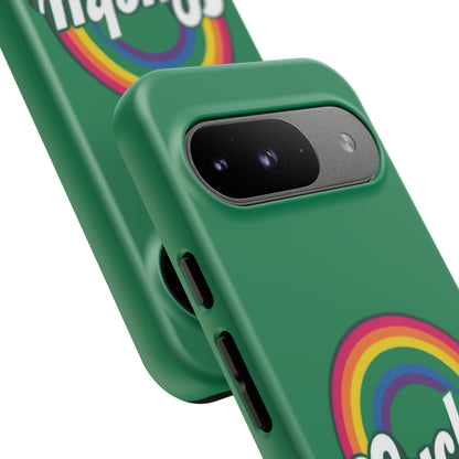 Lucky Rainbow Tough Phone Cases, iPhone, Samsung Galaxy, Google Pixel, Choose any phone model