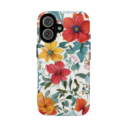 Floral Phone Cases for  iPhone, Samsung Galaxy, and Google Pixel devices - Double layers for extra durability and protection