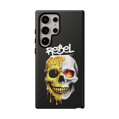 Rebel Skull Phone Case - Black