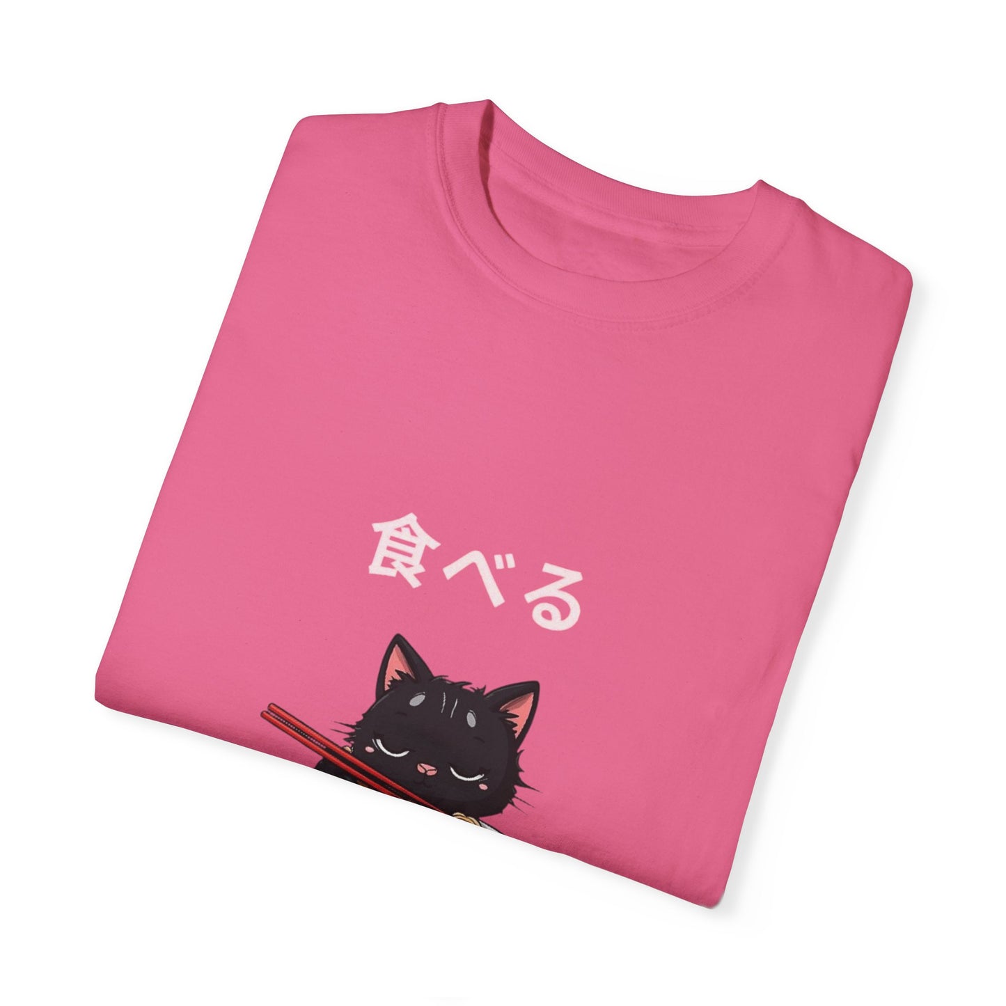 Cute Cat Eating Ramen T-Shirt