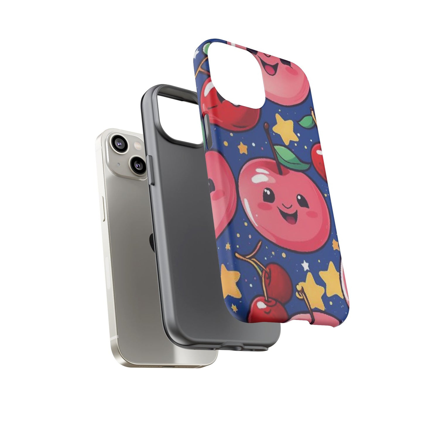 "Cute Cherry In The Sky" Phone Case, Tough Cases - iPhone, Samsung Galaxy, and Google Pixel