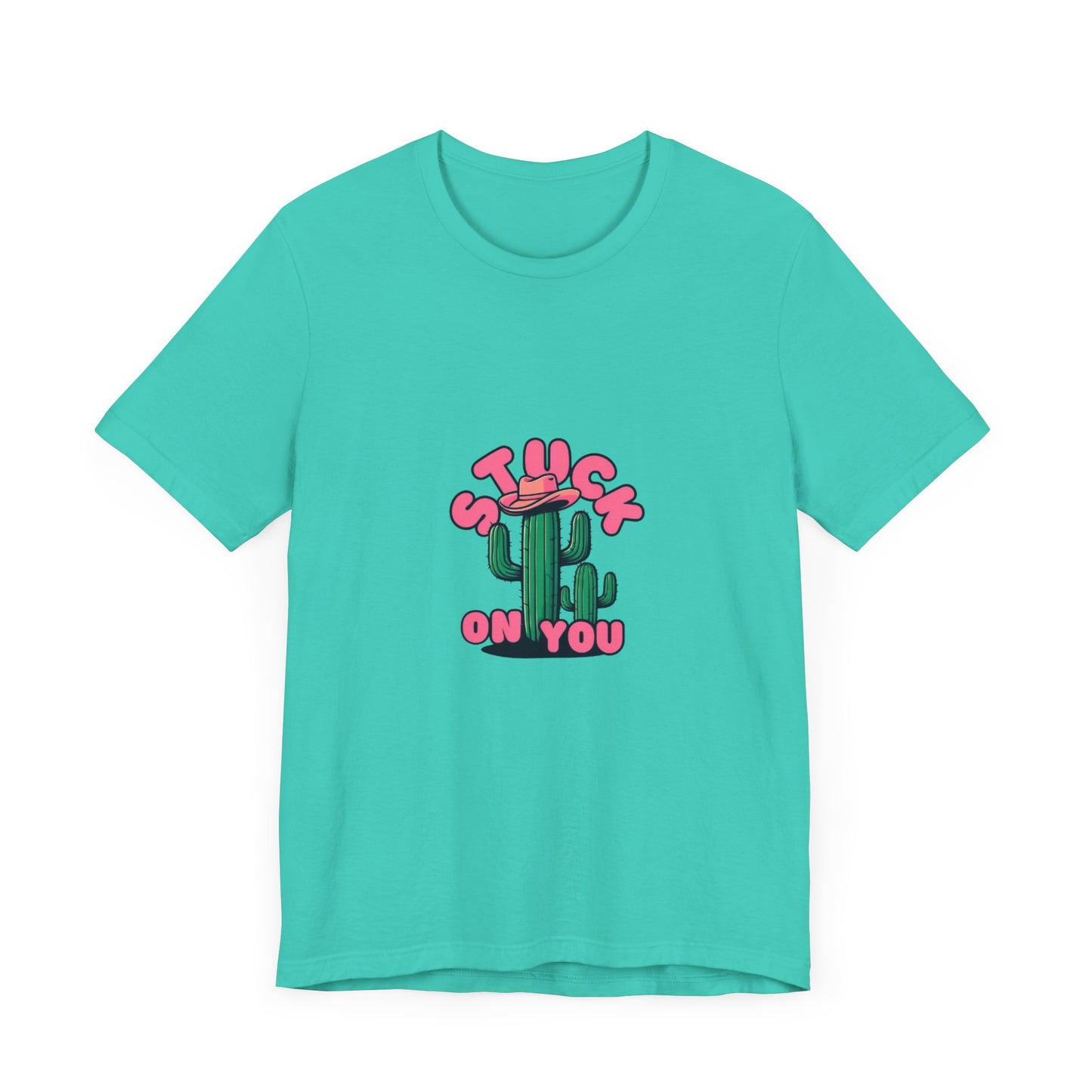 Stuck on You Cactus Tee - Unisex Jersey Short Sleeve T-Shirt