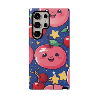 "Cute Cherry In The Sky" Phone Case, Tough Cases - iPhone, Samsung Galaxy, and Google Pixel