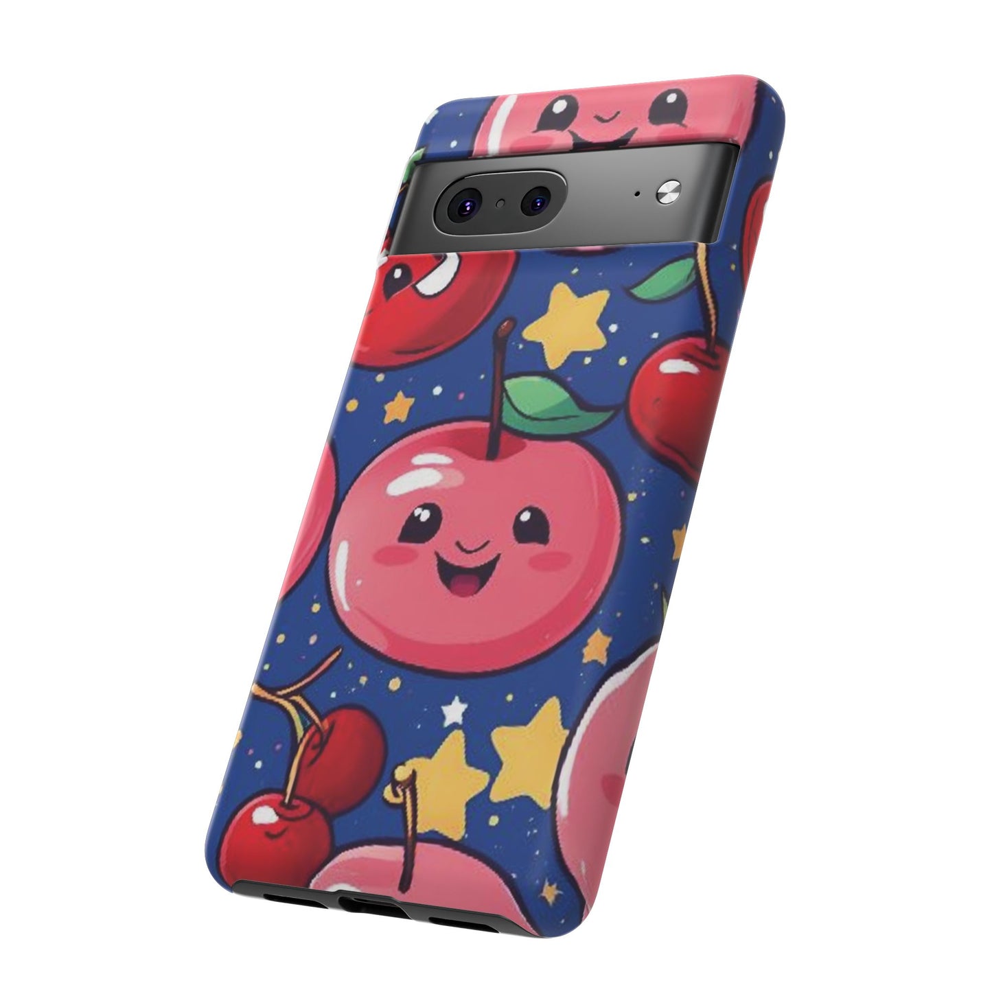 "Cute Cherry In The Sky" Phone Case, Tough Cases - iPhone, Samsung Galaxy, and Google Pixel