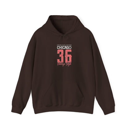 Chicago 36 Vintage Style Hoodie