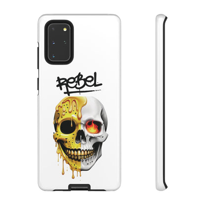 Rebel Skull Phone Case - White