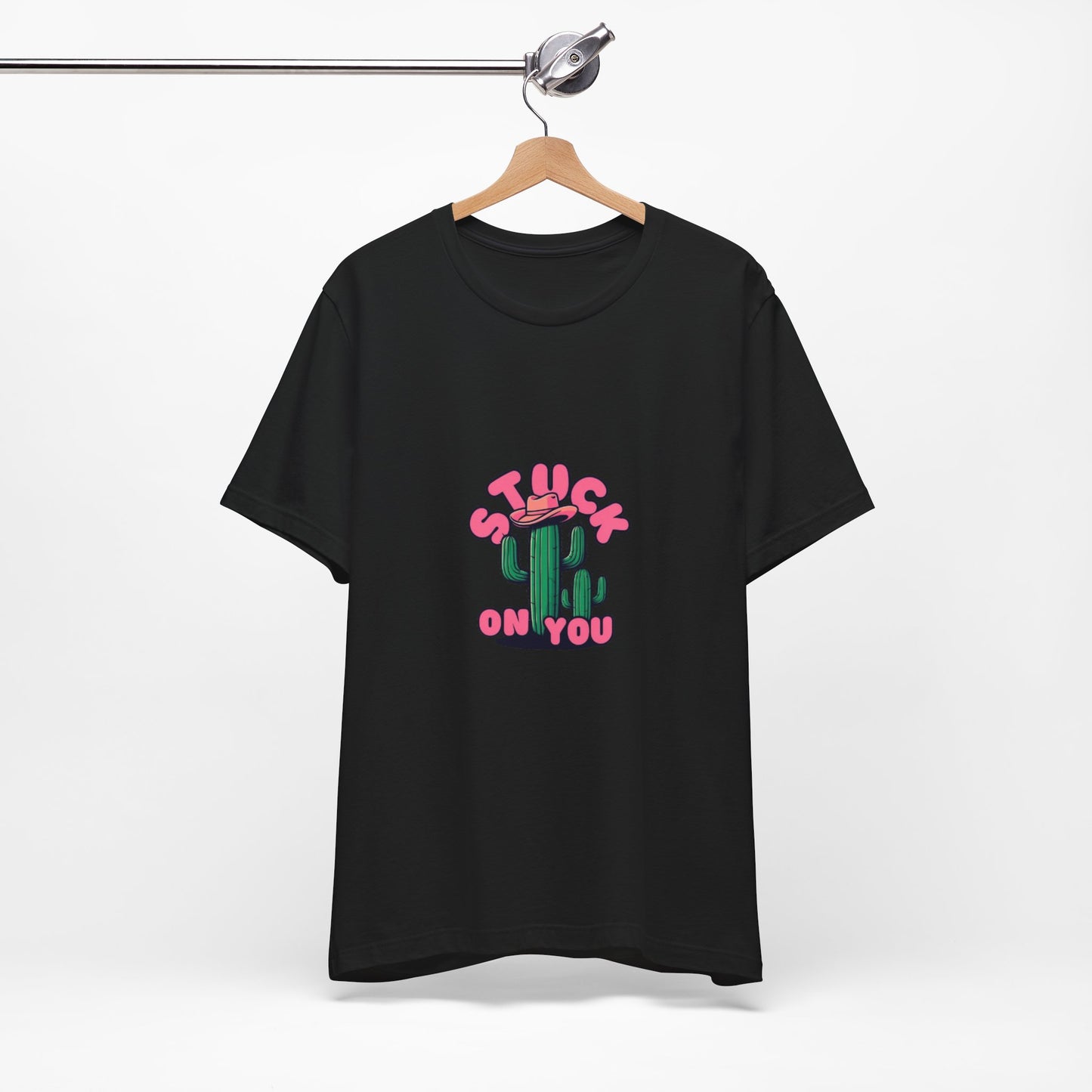 Stuck on You Cactus Tee - Unisex Jersey Short Sleeve T-Shirt