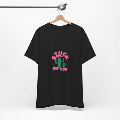 Stuck on You Cactus Tee - Unisex Jersey Short Sleeve T-Shirt