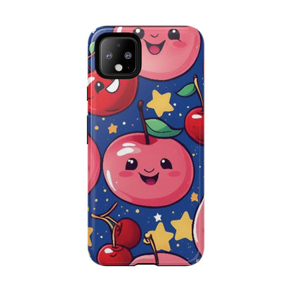 "Cute Cherry In The Sky" Phone Case, Tough Cases - iPhone, Samsung Galaxy, and Google Pixel