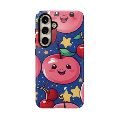 "Cute Cherry In The Sky" Phone Case, Tough Cases - iPhone, Samsung Galaxy, and Google Pixel